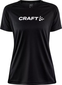 Damska koszulka Craft CORE UNIFY LOGO TEE W czarny rozmiar L 1
