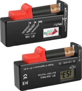 Uniwersalny Cyfrowy Tester Miernik Baterii Akumulatorów 2