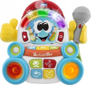 Zabawka interaktywna do śpiewania karaoke SONGY Chicco - wersja WŁOSKA 1