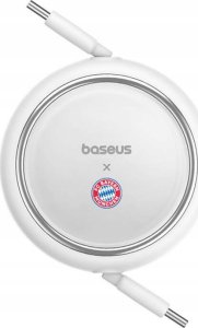 Kabel do ładowania Baseus USB-C / USB-C 100W Edycja Bayern Monachium (biały) 1