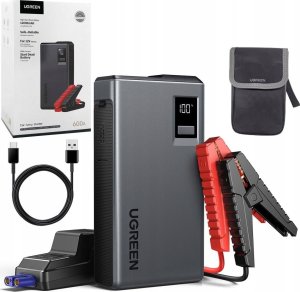 Urządzenie rozruchowe / Jump starter UGREEN ES702 12000mAh 1000A LED USB-A, USB-C 1