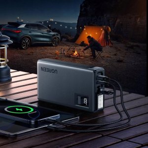 Urządzenie rozruchowe / Jump starter UGREEN ES702 12000mAh 1000A LED USB-A, USB-C 2