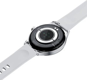 Smartwatch QCY Elite S11 AMOLED 1.19" IPX8 (srebrny) 3