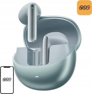 Bezprzewodowe słuchawki douszne TWS QCY AilyBuds Pro+ HT10 Pro ANC Bluetooth 5.3 HFP, A2DP, AVRCP IPX5 (zielone) 1