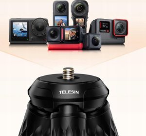 Elastyczny statyw TELESIN MagSafe do telefonu (czarny) 11