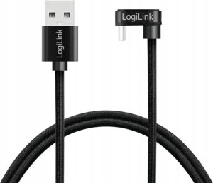 Kabel USB LogiLink USB-A - USB-C 3 m Czarny (CU0195) 3