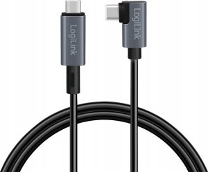 Kabel USB LogiLink USB-C - USB-C 2 m Czarny (CU0183) 2