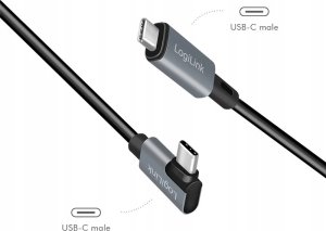 Kabel USB LogiLink USB-C - USB-C 2 m Czarny (CU0183) 3