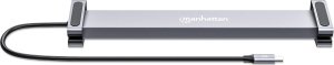 Manhattan 190398 stacja dokująca Przewodowa USB 3.2 Gen 1 (3.1 Gen 1) Type-C Szary 3