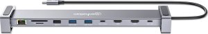 Manhattan 190398 stacja dokująca Przewodowa USB 3.2 Gen 1 (3.1 Gen 1) Type-C Szary 4