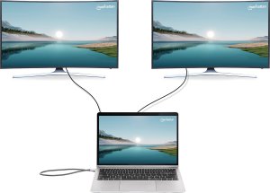 Manhattan 190398 stacja dokująca Przewodowa USB 3.2 Gen 1 (3.1 Gen 1) Type-C Szary 10