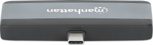 Manhattan 190404 stacja dokująca Przewodowa USB 3.2 Gen 2 (3.1 Gen 2) Type-C Szary 2