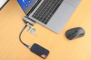 Manhattan 190404 stacja dokująca Przewodowa USB 3.2 Gen 2 (3.1 Gen 2) Type-C Szary 5