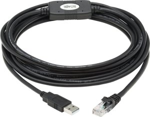 Tripp Lite U009-015-RJ45-X zmieniacz płci / kabli RJ-45 USB 2.0 Type-A Czarny 1