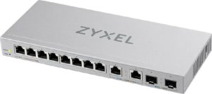 Zyxel XGS1210-12 - V2 - Switch - managed - 8 x 10/100/1000 + 2 x 100/1000/2.5G + 2 x 1 Gigabit/10 Gigabit SFP+ (Uplink) - Desktop, wandmontierbar 1