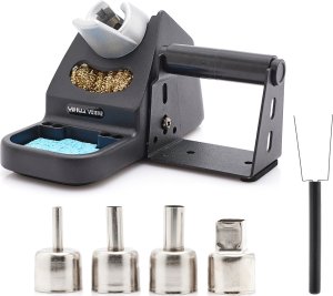 Zestaw Stacja Lutownicza 2w1 Hot-Air Yihua 995D+ Groty 5 szt. + Akcesoria 11