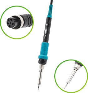 Zestaw Stacja Lutownicza 2w1 Hot-Air Yihua 995D+ Groty 5 szt. + Akcesoria 9