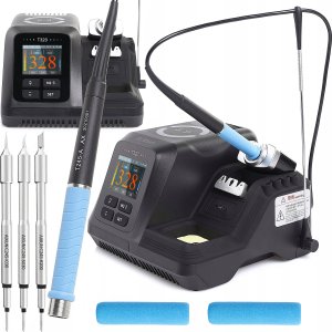 Inteligentna Stacja Lutownicza Aixun T320 200W z Kolbą T245 + 3x Groty C245 1