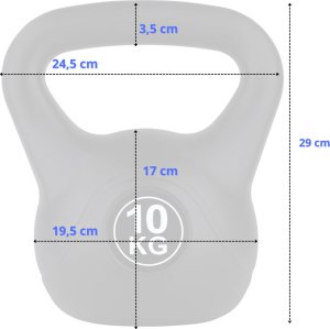 Kettlebell do ćwiczeń FUNFIT GYM&FITNESS 10 kg 1