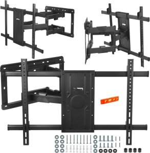 100kg Uchwyt do Telewizora 50-120 cali VX-502 Ultra Mocny Wieszak TV Uniwersalny 11
