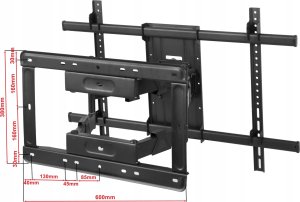 100kg Uchwyt do Telewizora 50-120 cali VX-502 Ultra Mocny Wieszak TV Uniwersalny 26