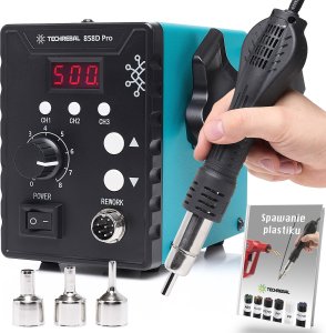 Stacja Lutownicza Gorące Powietrze Hot-Air TECHREBAL 858D Pro 700W 3 Dysze 1