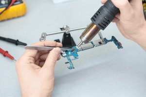 Spawarka Plastiku Lutownica Hot Air Techrebal 858D Pro Dysza But 3 Kanały Pamięci 11
