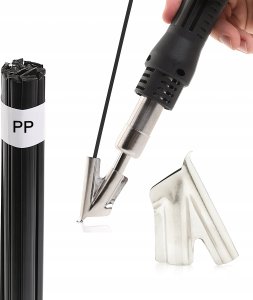 Spawarka Plastiku Lutownica Hot Air Techrebal 858D Pro Dysza But 3 Kanały Pamięci 13