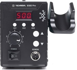 Spawarka Plastiku Lutownica Hot Air Techrebal 858D Pro Dysza But 3 Kanały Pamięci 3