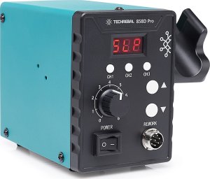 Spawarka Plastiku Lutownica Hot Air Techrebal 858D Pro Dysza But 3 Kanały Pamięci 6