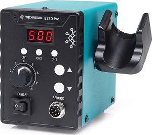 Spawarka Plastiku Lutownica Hot Air Techrebal 858D Pro Dysza But 3 Kanały Pamięci 7