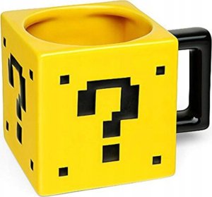 Kubek Do Kawy 3D Super Mario Bros Znak Zapytania Prezent Żółty 1