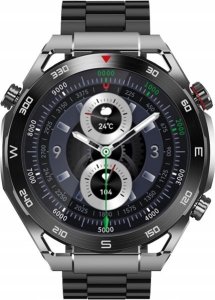 Smartwatch Veltori VT100-1 + Czarny Pasek Silikonowy + Czarny Eko Skóra 3