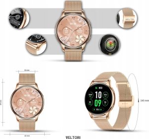 Smartwatch Veltori VT300-1 Złoty  (VT300-1) 7