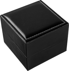 Pudełko na zegarek eko skóra czarno-białe PBES-2 1