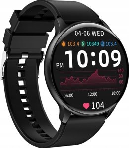 Smartwatch Giewont Smartwatch Veltori VT160-1 Czarny Pasek Silikonowy 3