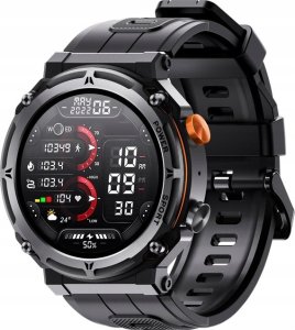 Smartwatch Giewont Smartwatch Veltori VT130-1 Czarny Pasek Silikonowy 2