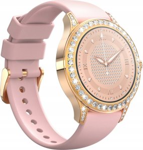 Smartwatch Giewont Smartwatch Damski Veltori VT360-1 Różowy Pasek Silikonowy 3