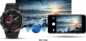 Smartwatch Veltori VT110-1 Czarny Pasek Silikonowy 11