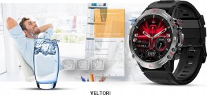 Smartwatch Veltori VT110-1 Czarny Pasek Silikonowy 9