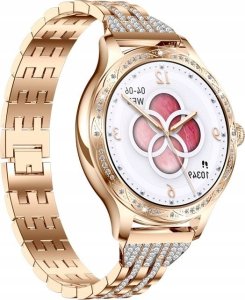 Smartwatch Damski Veltori VT350-1 Bransoleta Różowe Złoto 3