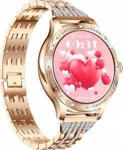 Smartwatch Damski Veltori VT350-1 Bransoleta Różowe Złoto 8