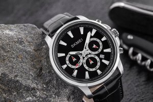 Zegarek Męski Skmei 2071LSIBK + BOX 3