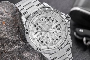 Zegarek Męski Skmei 9337SI + BOX 5