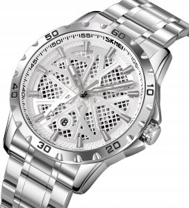 Zegarek Męski Skmei 9337SI + BOX 8