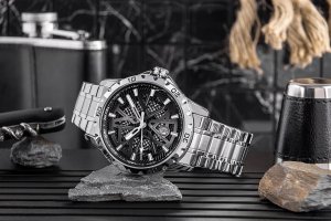 Zegarek Męski Skmei 9337SIBK + BOX 5