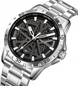 Zegarek Męski Skmei 9337SIBK + BOX 7