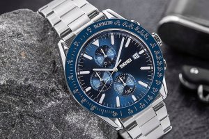 Zegarek Męski Skmei 9253SIBU + BOX 4