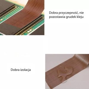 Taśma Teflonowa do Zgrzewarki Pakowarki z Klejem 10mm x 10m HQ 6