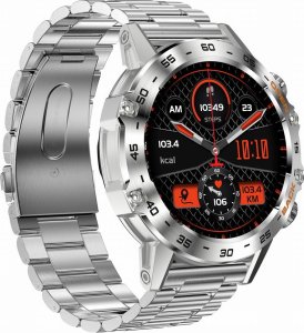 Zegarek męski SMARTWATCH GRAVITY ASTON GT9-3 srebrny/ 3 paski 17